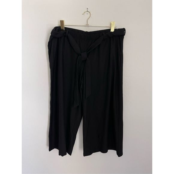 EILEEN FISHER Wide Leg Culotte Cropped Pants Size Large NWT